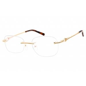 NWT Charriol PC71046-C01 54mm Shiny Gold Eyeglasses